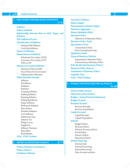Indian Economy Book 2026 - 2027 for UPSC Civil Services Exam & State PSC Competitive Exams (Prelims + Mains) JAIIB/CAIIB | PYQ Previous Year Question | Taxation, Public Finance, Budget/Economic Survey