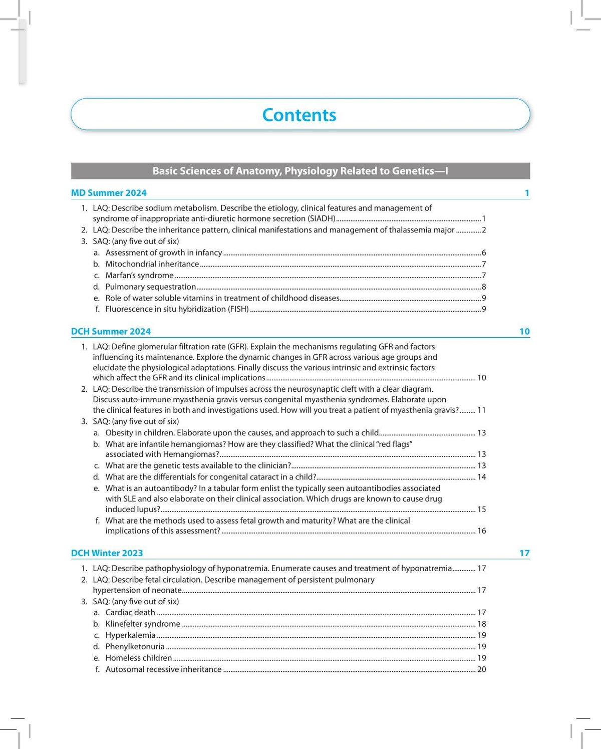 Solved Papers Pediatrics for PG Students, 5/E | Previous Years' Solved Papers (2014-2024) PYQs | A must for MD and DNB Pediatrics, DCH, CPS and Other Examinations Across India: 1