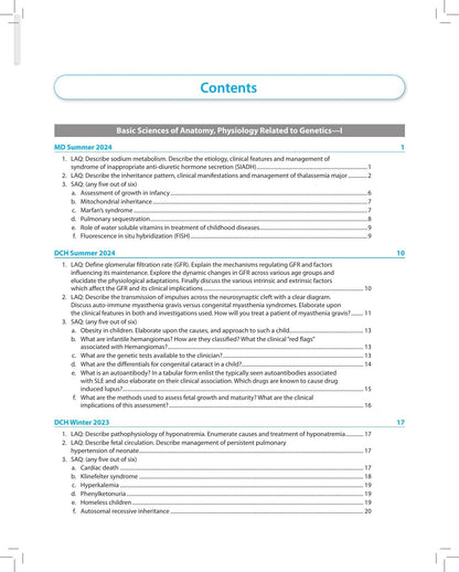 Solved Papers Pediatrics for PG Students, 5/E | Previous Years' Solved Papers (2014-2024) PYQs | A must for MD and DNB Pediatrics, DCH, CPS and Other Examinations Across India: 1