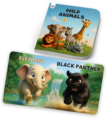 My First Library Box Set (20 Board Books) | Premium Quality Kids Books for 1 Year - 4 Year Old | Early Learning Books - Alphabets, Numbers, Rhymes, ... Flowers, Birds, Transport, Pet & Wild Animals