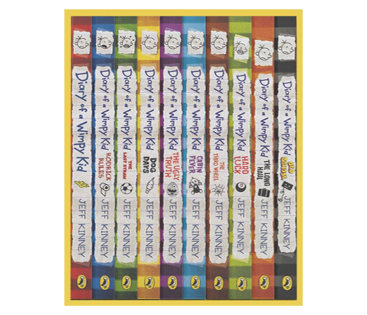 Diary of a Wimpy Kid Boxset: 10 Books Collection (Books 1-10) | #1 International Bestselling Series | 250+ Million Copy Bestseller | Ages 8+ Years