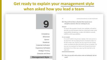 Leadership Interview Questions You’ll Most Likely Be Asked: 250 Real-Life Scenario Questions, Answers for Managers and Executives