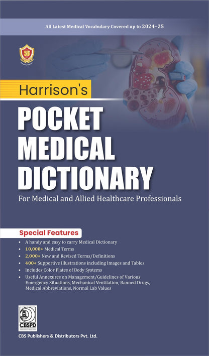 HARRISON'S POCKET MEDICAL DICTIONARY FOR MEDICAL AND ALLIED HEALTHCARE PROFESSIONALS (PB 2025)