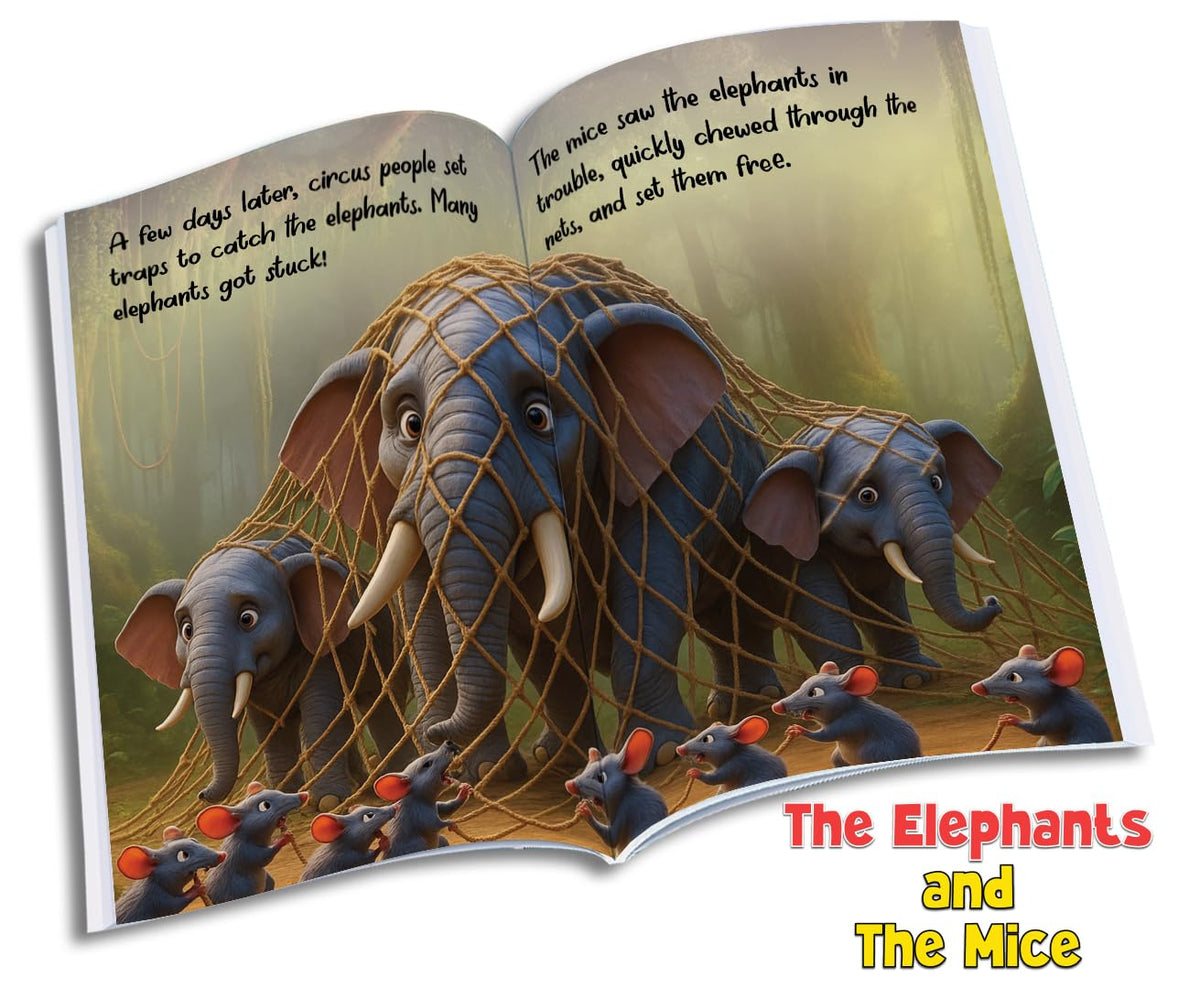Story Books For Kids (Set of 10 Books) | Best Selling Moral Story Book for Kids in India | Premium Quality Gift - Bed Time Story Books | Two Brothers Publications