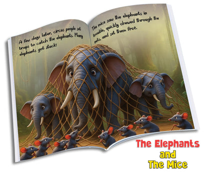 Story Books For Kids (Set of 10 Books) | Best Selling Moral Story Book for Kids in India | Premium Quality Gift - Bed Time Story Books | Two Brothers Publications