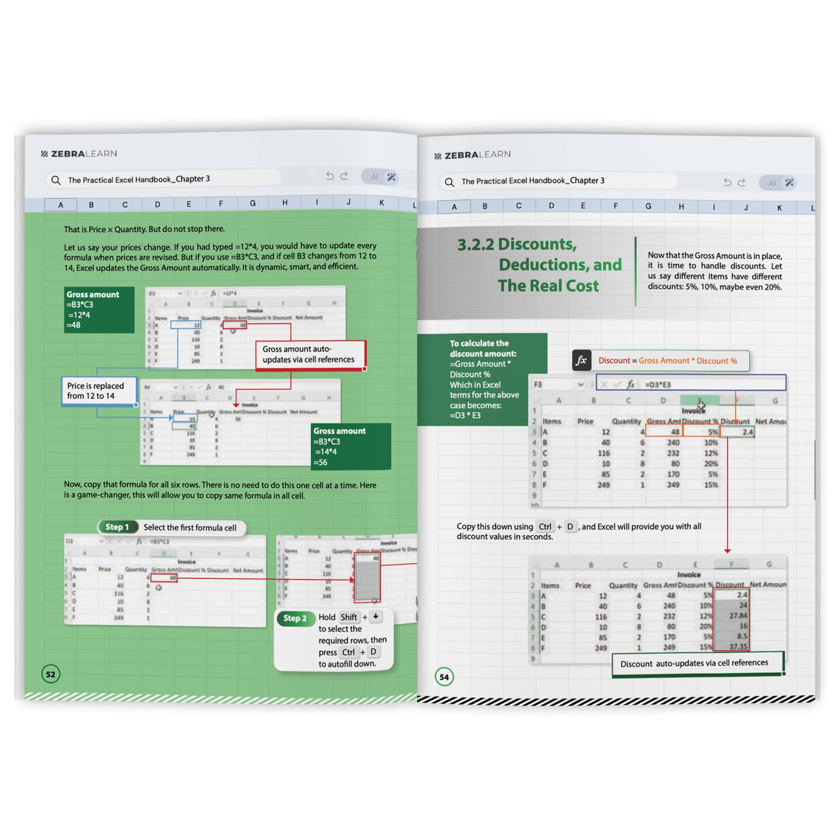 The Practical Excel Handbook: Excel for Finance, Business & Data Analysis | Build Dashboards, Financial Models & Reports | Real-World Skills for Corporate Jobs | ZebraLearn