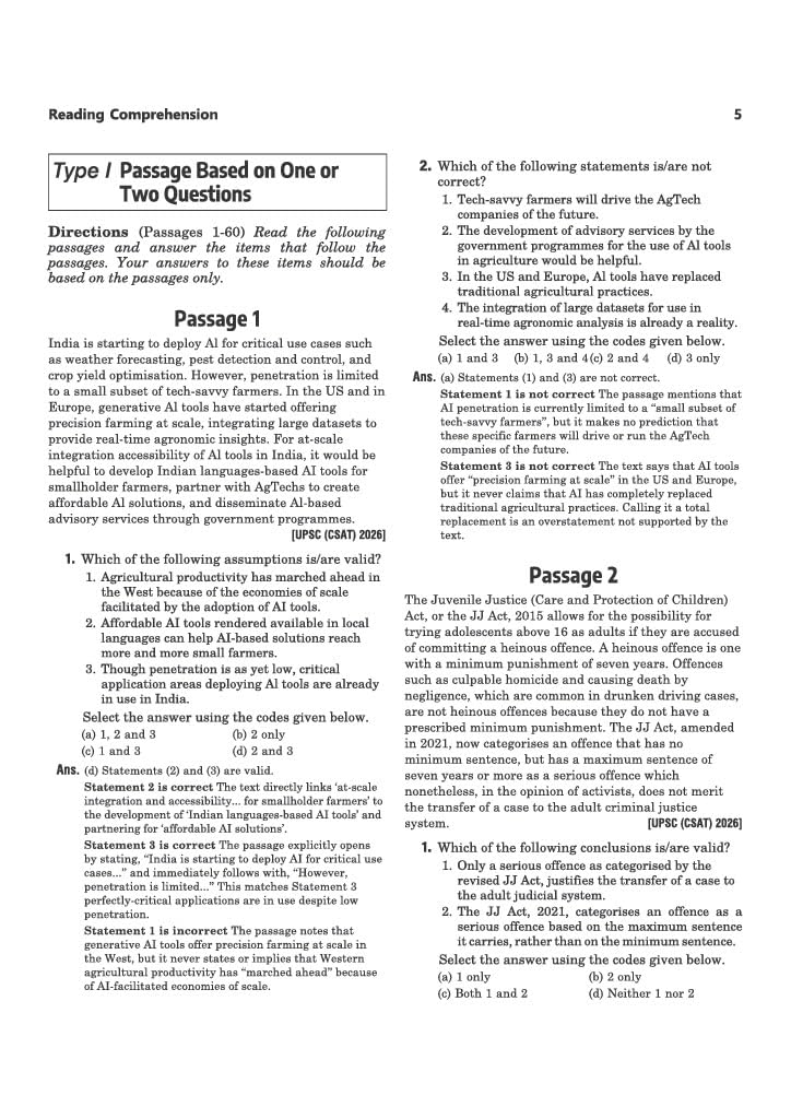 Arihant Cracking the CSAT Paper II 2027 | UPSC Civil Services Aptitude Test | Complete CSAT Syllabus Coverage with Latest Questions, Trends & Strategy | Solved Papers (2026–2025) & 10 Crack Sets