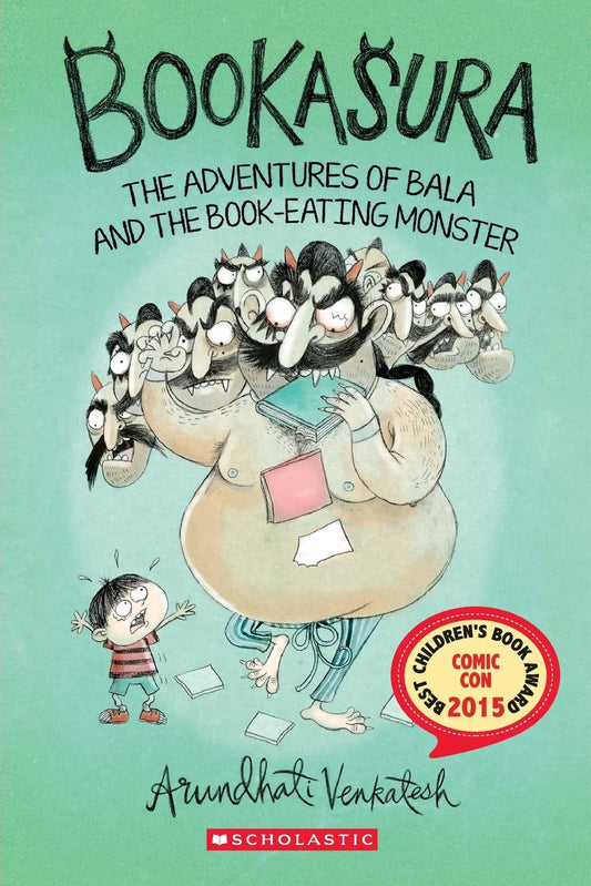 Bookasura: The Adventures of Bala and the Book - Eating Monster by Arundhati Venkatesh (Author), Priya Kuriyan (Illustrator) book cover