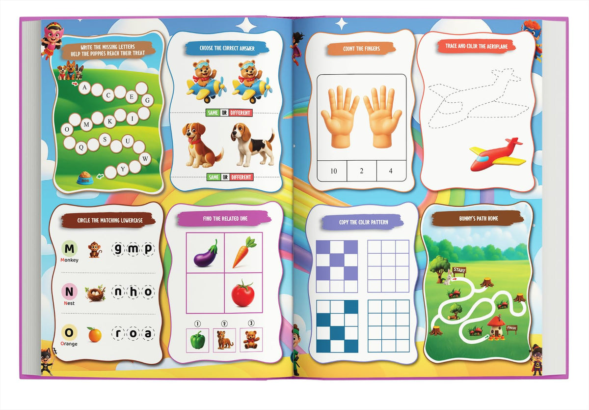 Activity Book for 3 Year Old | Best Selling 1001 Brain Booster Books for 3+ Year Old Children | Kids Activity Book - Puzzles, Mazes, Colouring, Dot-To-Dot, Matching, Seek & Find, Spot the Difference