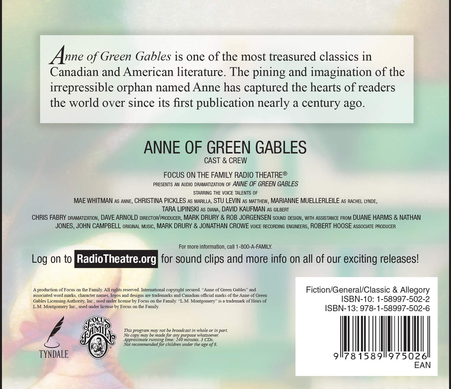 Anne of Green Gables (Radio Theatre)