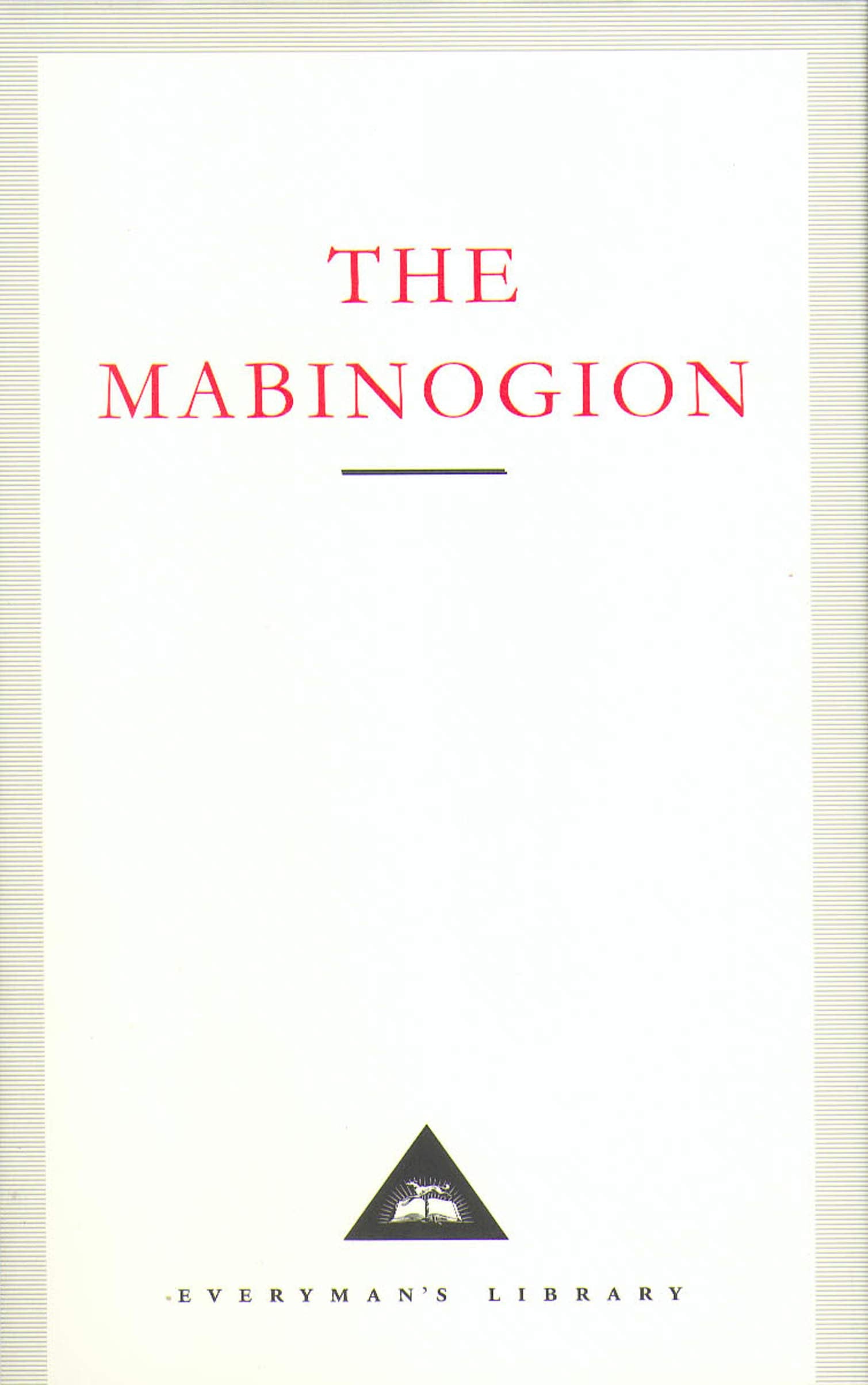 The Mabinogion book cover