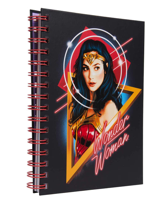 DC COMICS: WONDER WOMAN 1984 SPIRAL NOTEBOOK book cover