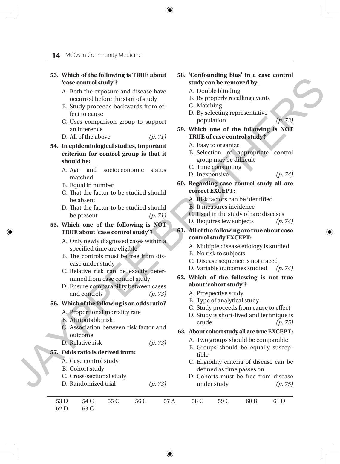 MCQS IN COMMUNITY MEDICINE