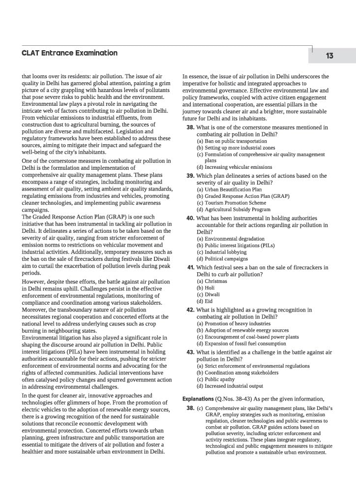 Arihant CLAT Preparation Guide 2027 | CLAT Conqueror | Legal Reasoning, English, Quantitative Aptitude, Logical Reasoning, Current Affairs | PYQs 2026-2025 | 2000+ MCQs & 3 Practice Sets