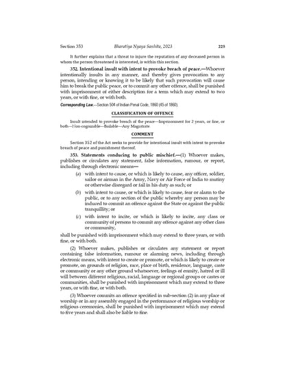 Lawmann's Bharatiya Nyaya Sanhita, 2023 (BNS) | Bare Act with Comments | Classification of Offences | Repealing Penal Code (IPC) | With Corresponding ... of New to Old Sections & Old to New Sections
