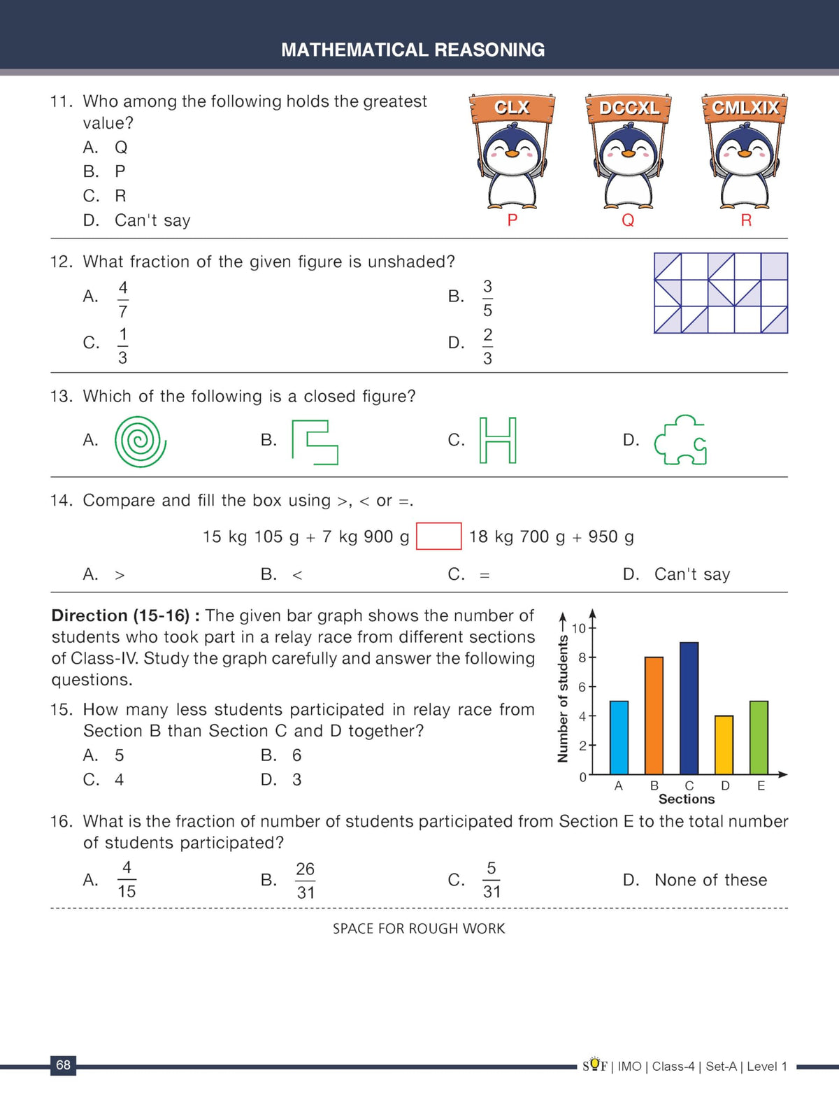 MTG IMO Olympiad 10 Previous Years Papers Class 4 Mathematics (2025-2021 Set A & B) - Model Test Papers with 24 Sample OMR Sheets | PYQ Book For SOF Olympiad 2026-27 Exam