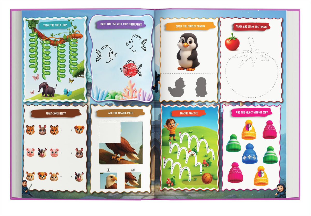 Activity Book for 3 Year Old | Best Selling 1001 Brain Booster Books for 3+ Year Old Children | Kids Activity Book - Puzzles, Mazes, Colouring, Dot-To-Dot, Matching, Seek & Find, Spot the Difference