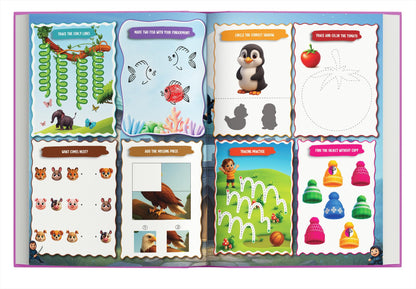Activity Book for 3 Year Old | Best Selling 1001 Brain Booster Books for 3+ Year Old Children | Kids Activity Book - Puzzles, Mazes, Colouring, Dot-To-Dot, Matching, Seek & Find, Spot the Difference