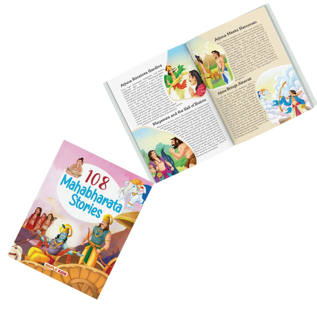 108 Mahabharata Stories for Children (Illustrated) - Story Book for Kids - Epic of India - Bedtime Stories - 3 Years to 10 Years Old - English Short ... Children - Read Aloud to Infants, Toddlers