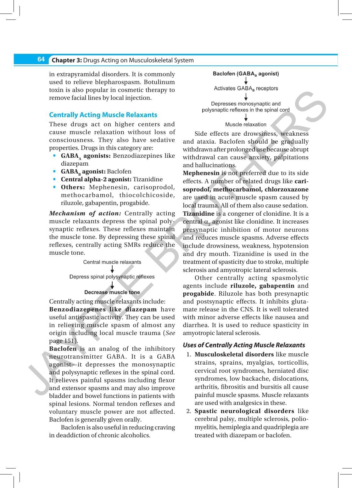 Pharmacology for Physiotherapy Students, 4/E | Thoroughly Revised BPT Textbook with Flowcharts, Compare & Contrast Tables and Mnemonics for Musculoskeletal & Drug Therapy Topics