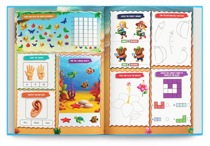 Activity Book for 4 Year Old | Best Selling 1001 Brain Booster Books for 4+ Year Old Children | Kids Activity Book - Puzzles, Mazes, Colouring, Dot-To-Dot, Matching, Seek & Find, Spot the Difference