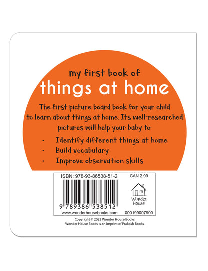 My First Book Of Things At Home For Kids | Ages 0–3 Years | Everyday Objects | Board Book | Household Items | Bright Pictures | Vocabulary Building | Babies | Toddlers | Preschoolers | Latest Edition