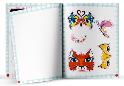 Stick and Style - Fabulous Face Art (Sticker Activity Book)