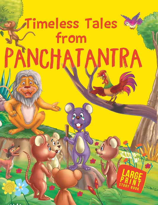 Large Print: Timeless Tales from Panchatantra: Timeless Tales from Panchatantra: Large Print by Om Books Editorial Team book cover