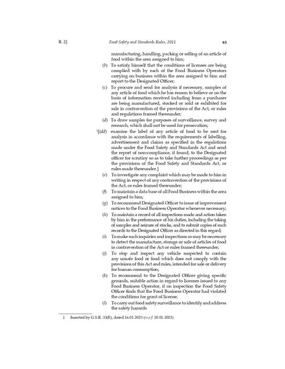 Lawmann's Food Safety and Standards Act, 2006 | Bare Act with Comments