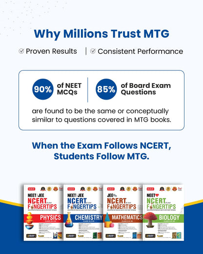 MTG NCERT at your FINGERTIPS Chemistry For NEET & JEE Exam 2026-2027 | NCERT Exam Scorer, Concept Priority Tracker, HOTS MCQs, Mind Maps & DPP with HD ... Edition (Based on NEET/JEE Latest Pattern)