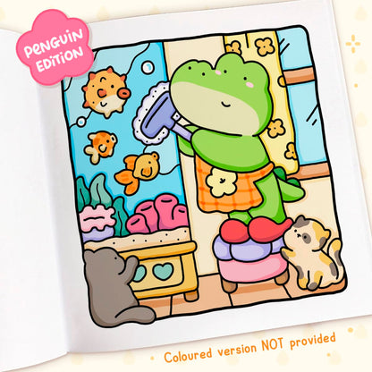 Cozy Friends: Coloring Books for Adults by Coco Wyo | Cute Animal Friends Coloring Pages, Cozy Simple Designs, Stress Relief & Relaxation: A relaxing cosy colouring book, from the bestselling author