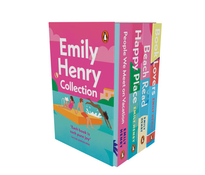 Emily Henry Book Boxset: Beach Read, People We Meet on Vacation, Book Lovers & Funny Story | Contemporary Romance, Friends to Lovers & Slow-Burn Love Stories