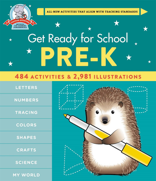 GET READY FOR SCHOOL: PRE-K (REVISED & UPDATED) book cover