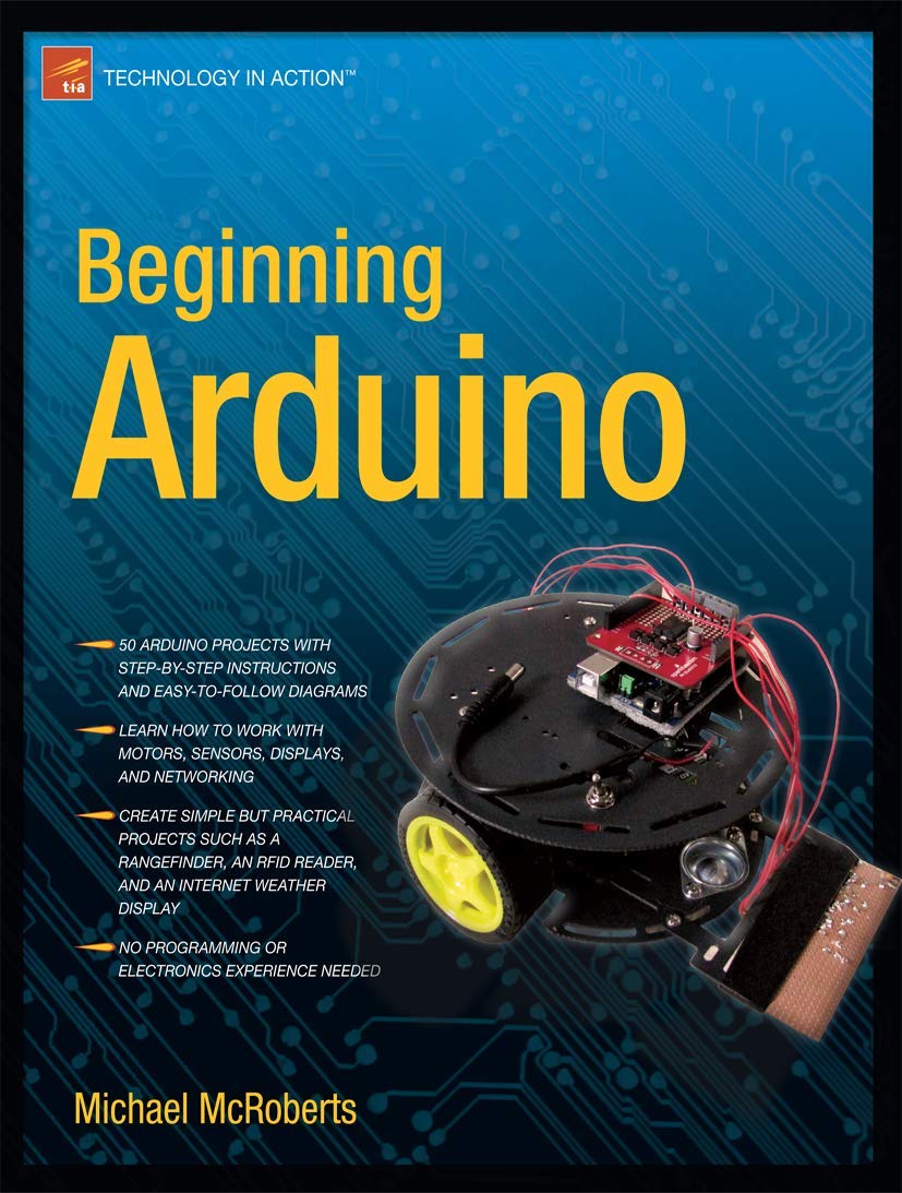 Beginning Arduino book cover
