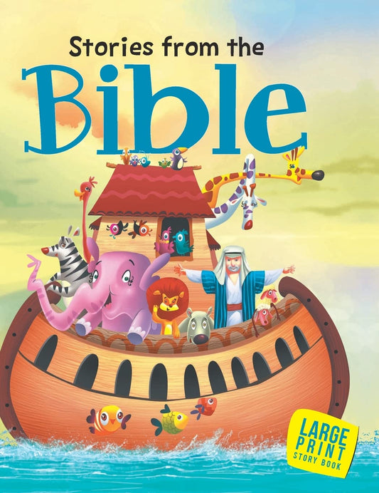 Large Print: Stories from the Bible by Om Books Editorial Team book cover