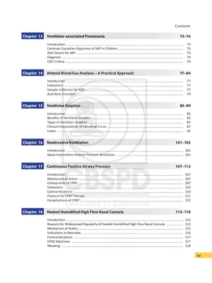 A Handbook of Pediatric and Neonatal Nursing Mechanical Ventilation [Paperback] Saroj Kumar