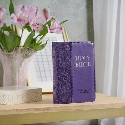 KJV Bible Mini Pocket Purple
