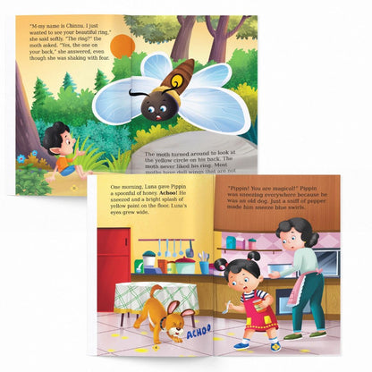 Story Books for Kids - Fourth Reader (Illustrated) (Set of 6 Books) - Phonic stories - Bedtime Stories - Age 5 + - Read Aloud to Infants, Toddlers