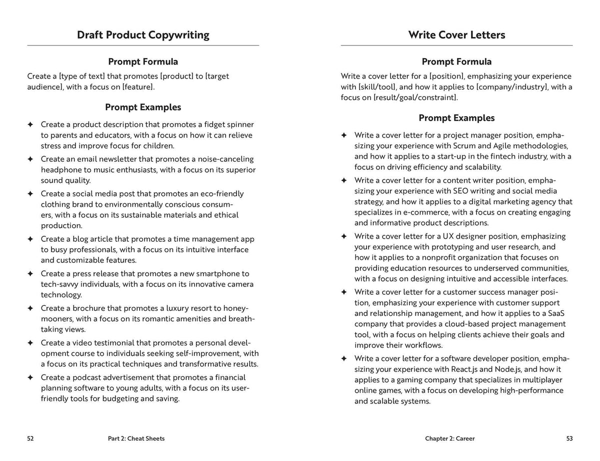 Ultimate Chatgpt Prompt Book: 750+ Expert Prompts to Boost Productivity, Unlock Creative Potential and Simplify Tasks
