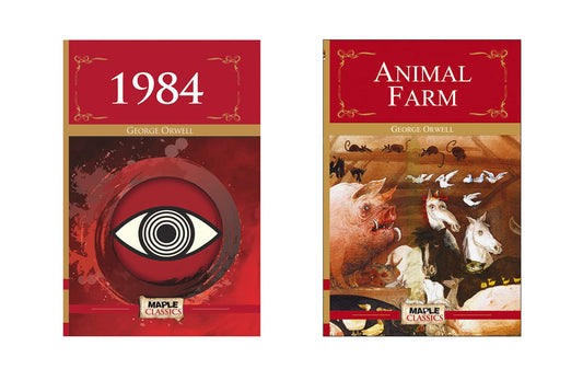 1984, Animal Farm (Set of 2 Books) [Paperback] George Orwell 