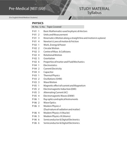 ALLEN PHYSICS NEET-UG Study Material Package for 11th, 12th & 12th Passed with Solutions (Set of 8 Modules) in English