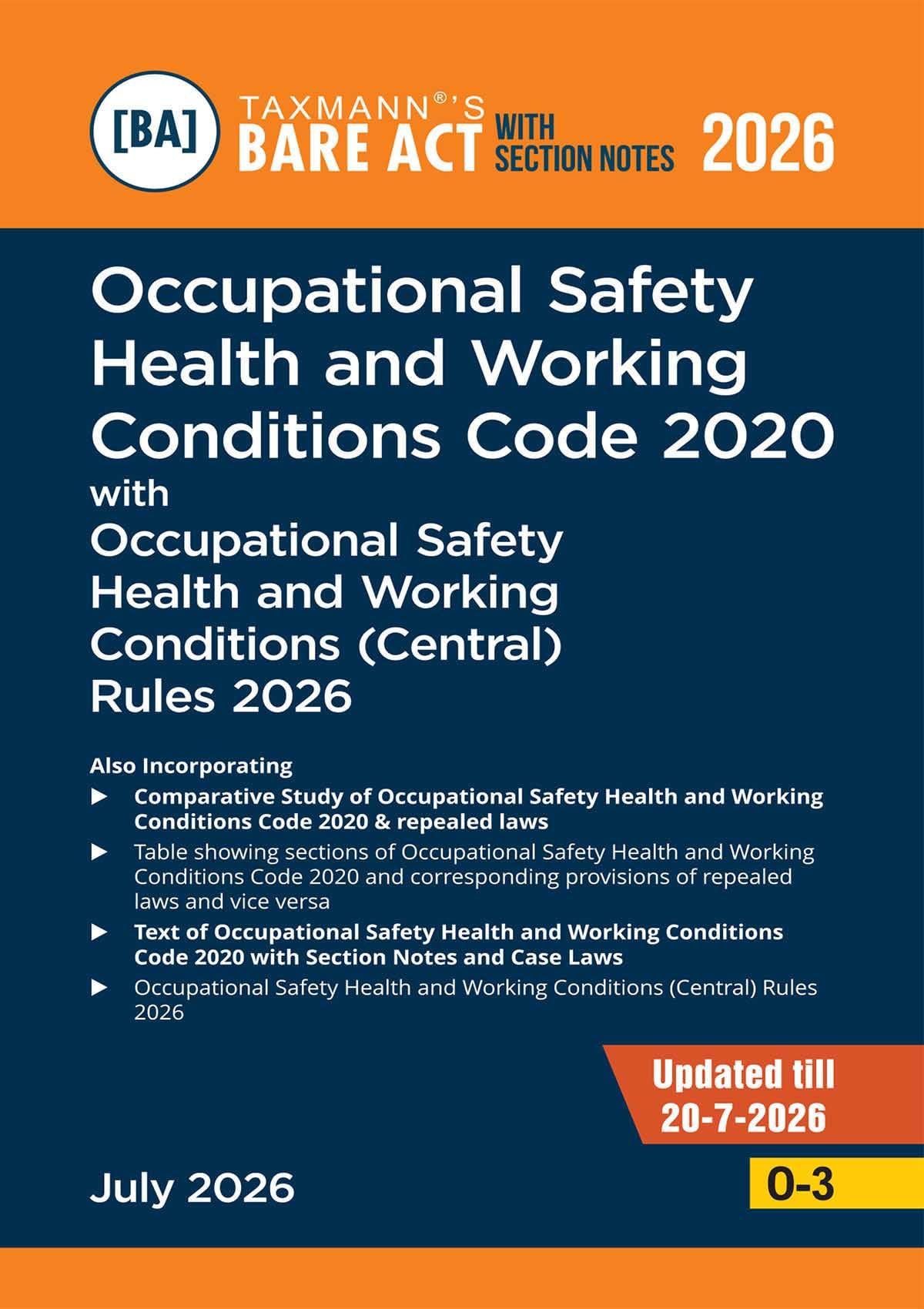 Taxmann's Labour Codes with Central Rules COMBO [Bare Acts with Section Notes | July 2026 Edition] – Code on Wages | IR | Social Security | OSHWC | 4 Books—with Case Laws | Comparative Study | Others