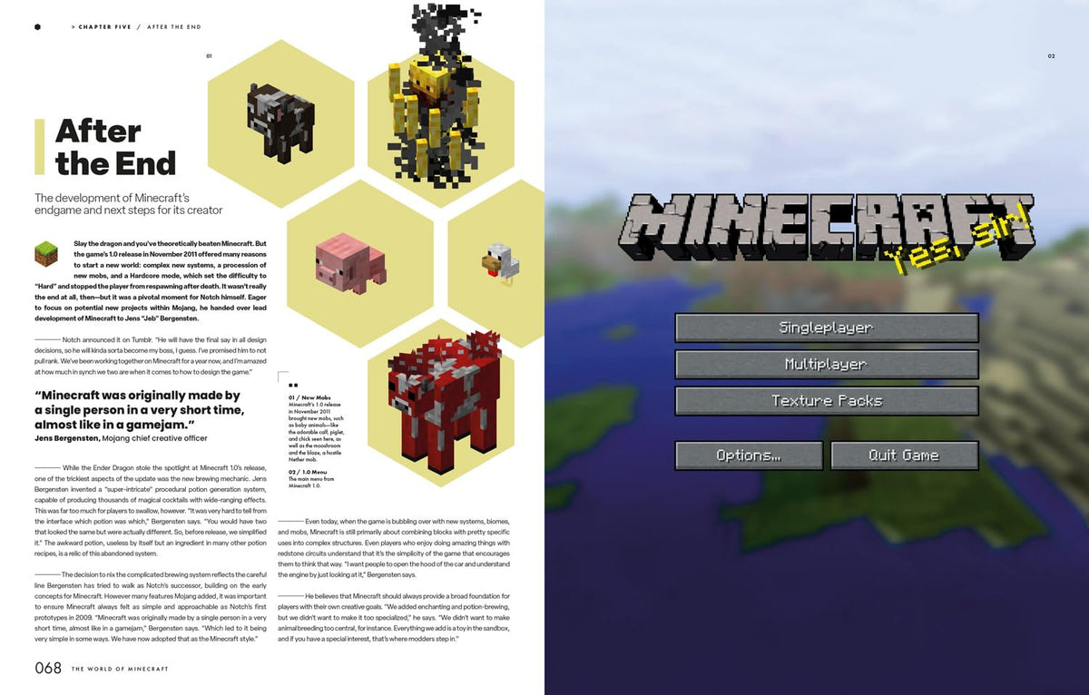 The World Of Minecraft: A comprehensive and exclusive behind-the-scenes account of Minecraft’s history featuring previously unseen artwork – the perfect gift for fans and gamers!