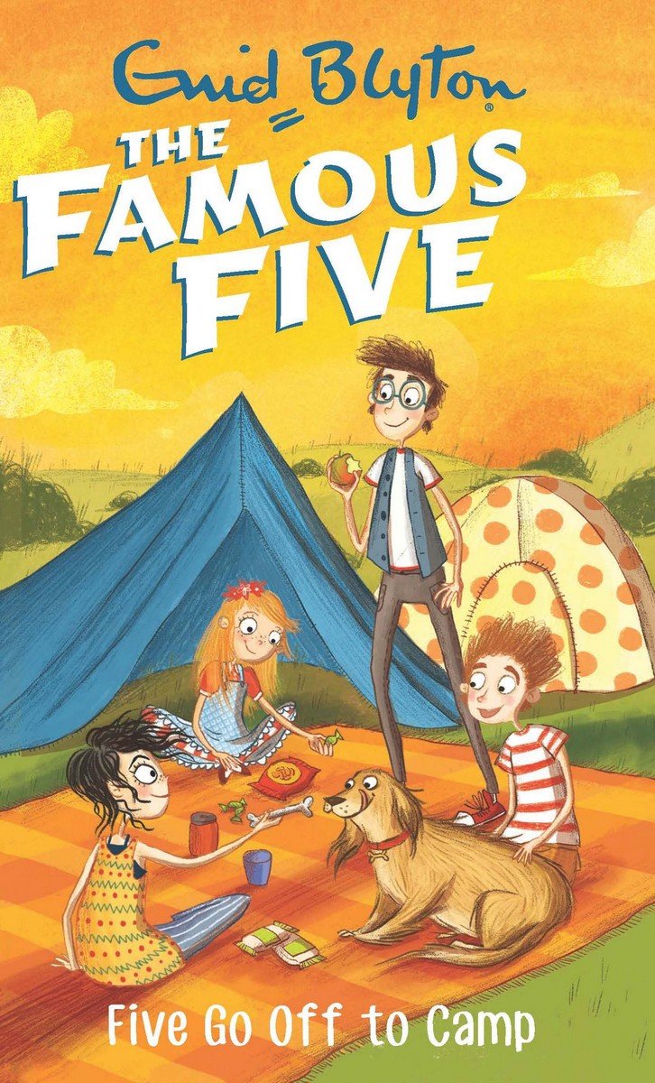 FAMOUS FIVE: 07: FIVE GO OFF TO CAMP (STANDARD) by Enid Blyton book cover