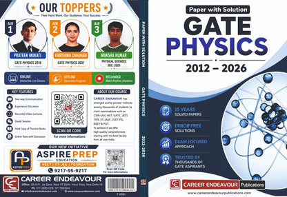GATE PHYSICS SOLVED PAPERS