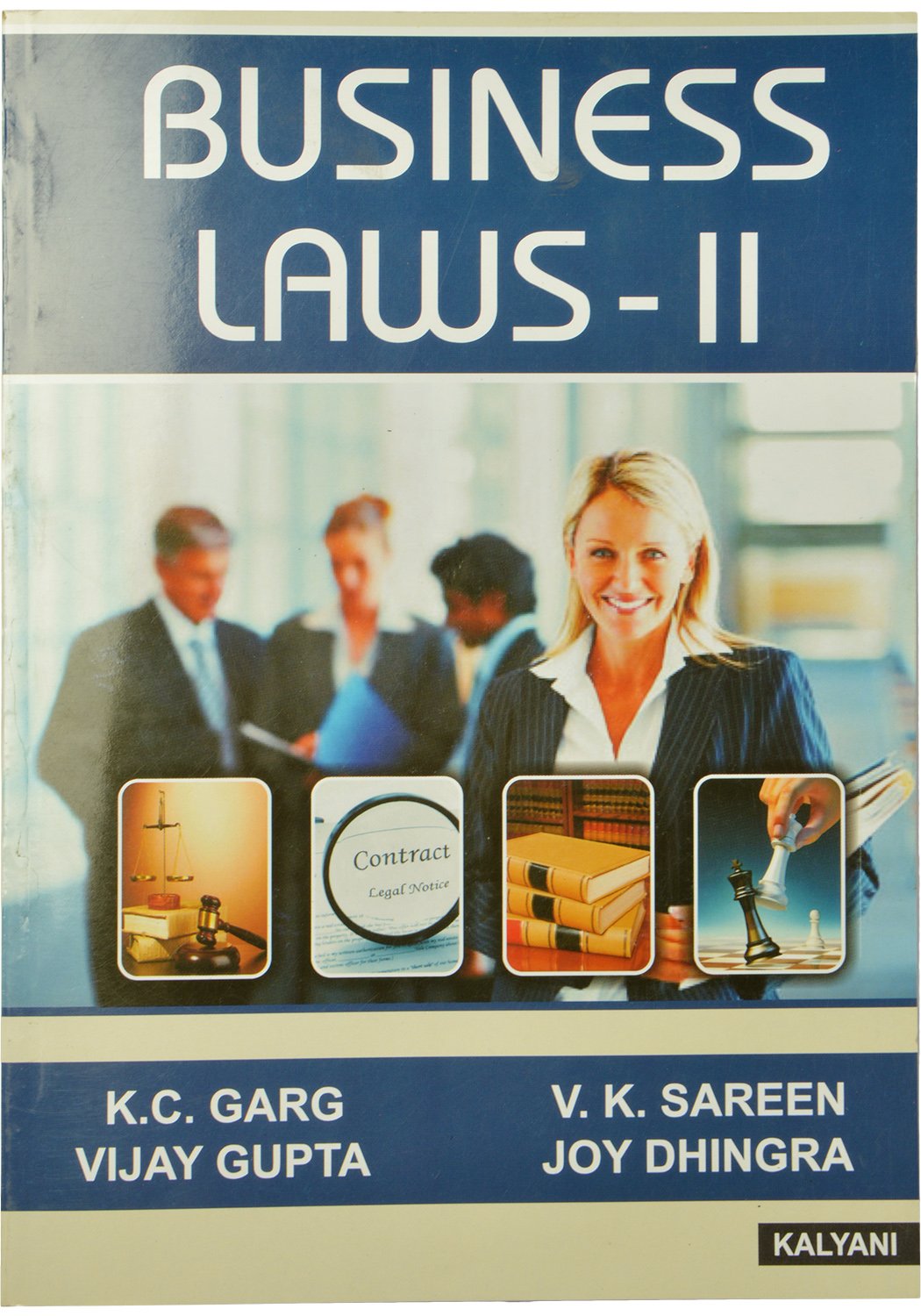 Business Laws - II BBA 6th Sem. PTU book cover