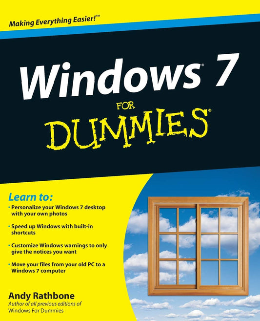 Windows 7 For Dummies book cover