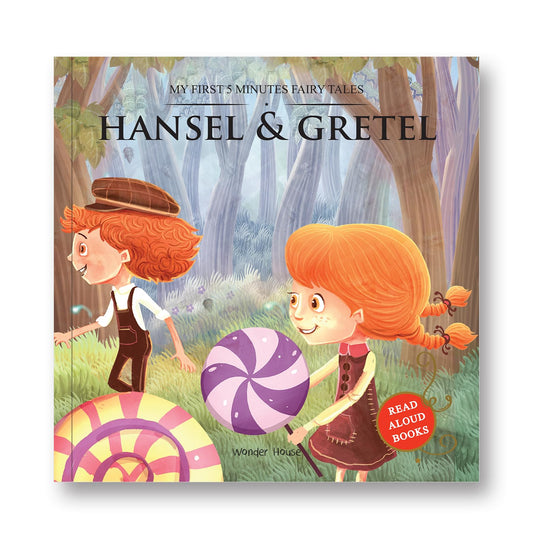 My First 5 Minutes Fairy Tales Hansel and Gretel: Traditional Fairy Tales For Children (Abridged and book cover