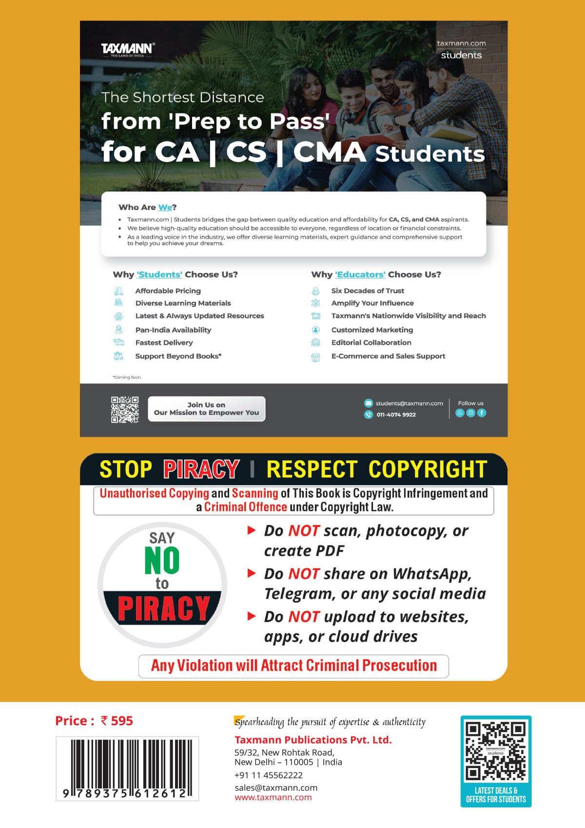 Taxmann's CRACKER for Strategic Cost Management (Paper 16 | SCM) – Quick-Revision & Question-Bank Guide—Incorporating 360+ Solved Past-Exam Questions for CMA Final | Dec. 2026/June 2027 Exams