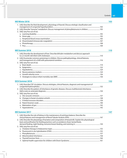 Solved Papers Pediatrics for PG Students, 5/E | Previous Years' Solved Papers (2014-2024) PYQs | A must for MD and DNB Pediatrics, DCH, CPS and Other Examinations Across India: 1